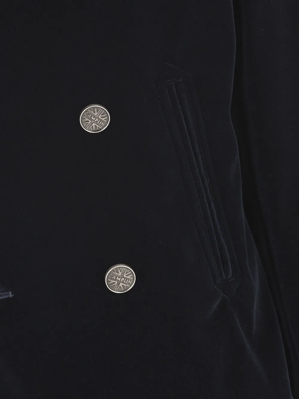Camplin Fluwelen jas Blauw
