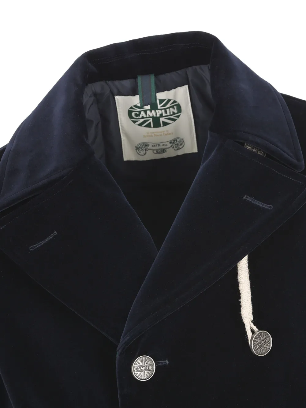 Camplin Fluwelen jas Blauw