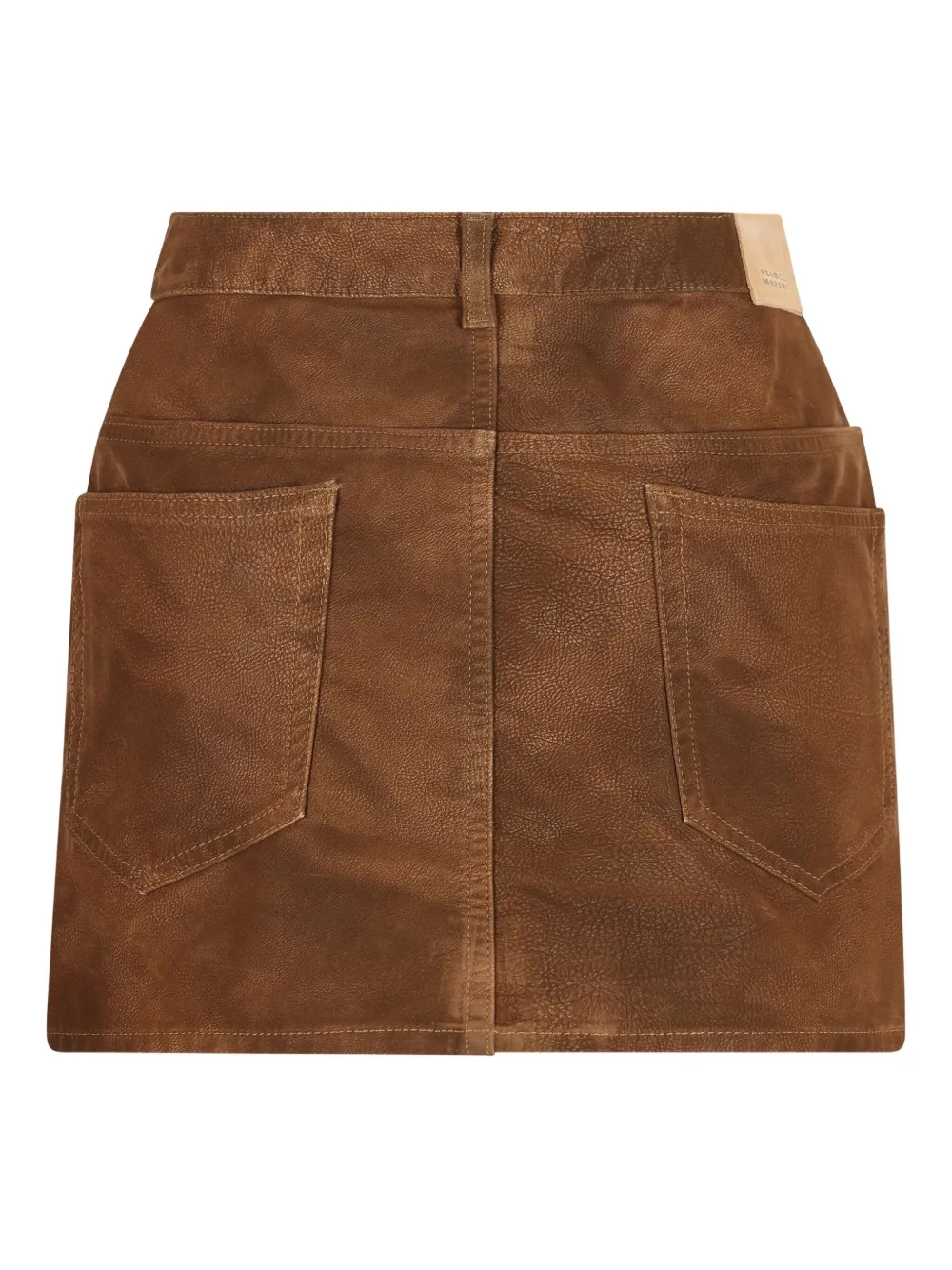 Isabel Marant Kimmy Five-pocket Flared Skirt In Brown
