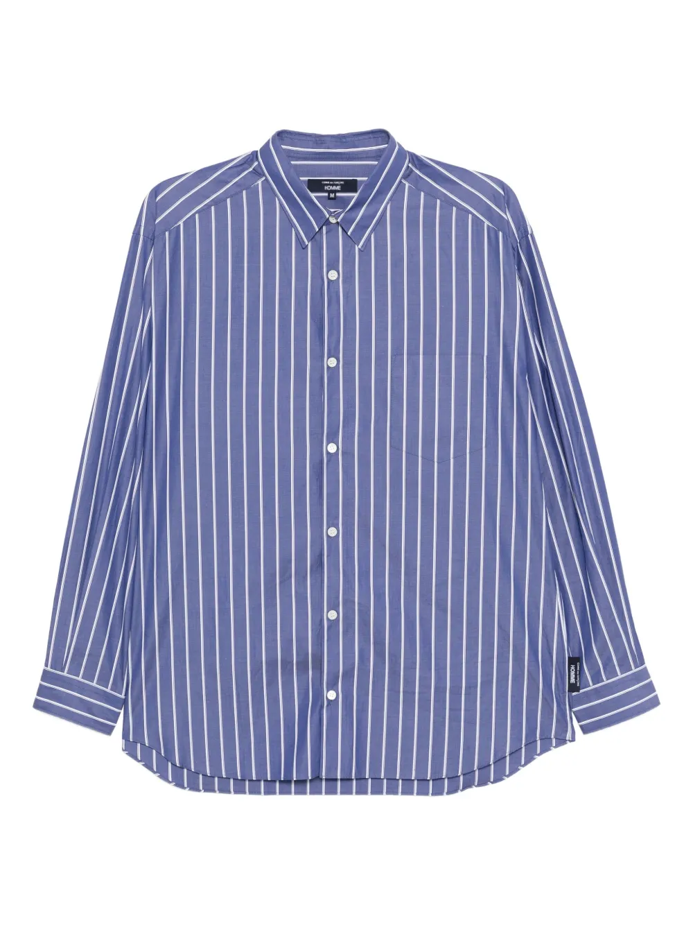 Comme des Garçons Homme stripe-printed shirt - Blue