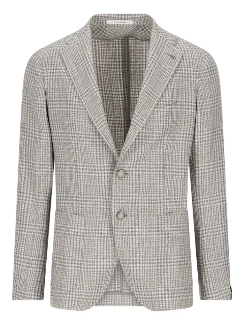 Tagliatore checked buttoned blazer