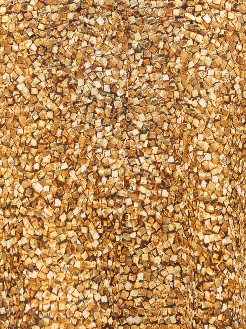 ISABEL MARANT Blouse met V-hals en mozaïek-patroon Geel