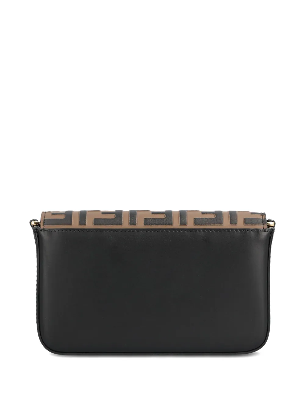 FENDI Portemonnee met kettingbandje en FF-monogram - Zwart