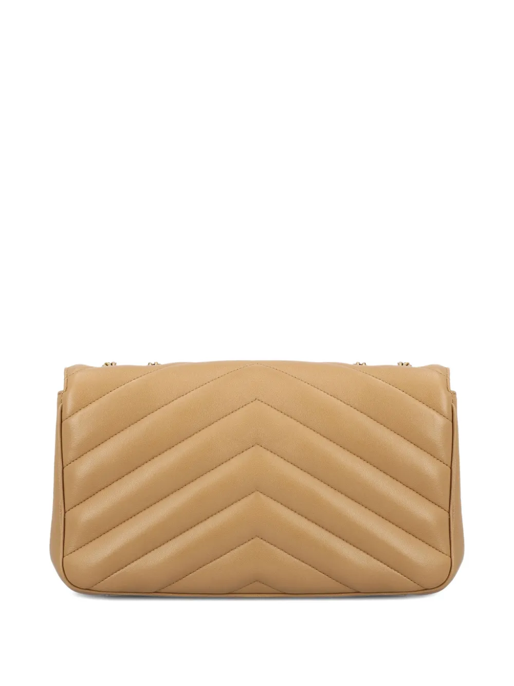 Saint Laurent Loulou gewatteerde schoudertas - Beige