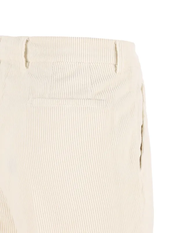 Brunello Cucinelli コーデュロイ パンツ | ホワイト | FARFETCH JP