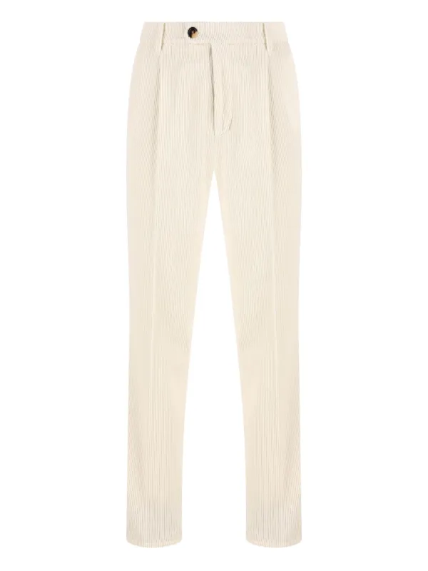 BRUNELLO CUCINELLI コーデュロイ パンツ 42 Brunello Cucinelli コーデュロイ パンツ | ホワイト | FARFETCH JP