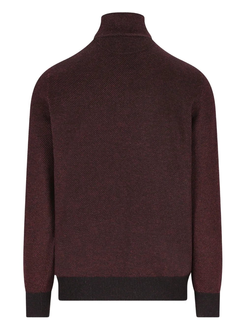 Loro Piana half-zip cashmere sweater - Rood