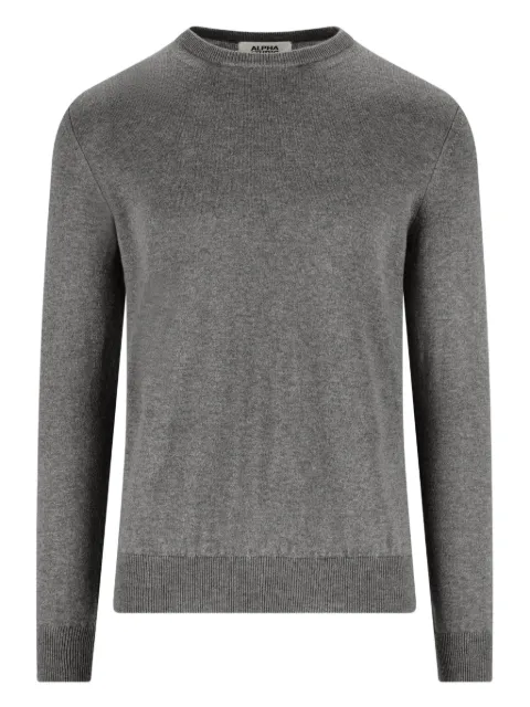 ALPHA STUDIO crew-neck cashmere sweater