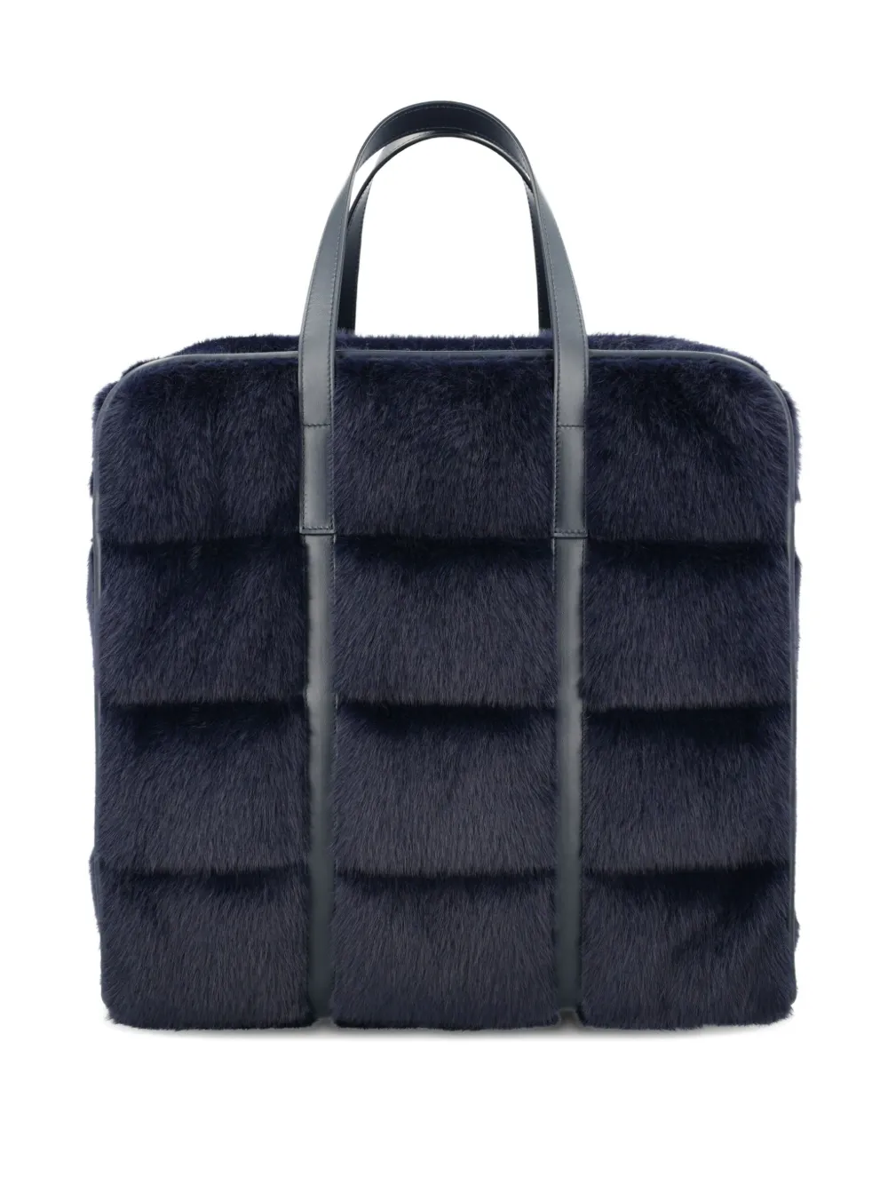Herno medium quilted faux-fur tote bag | Image 2