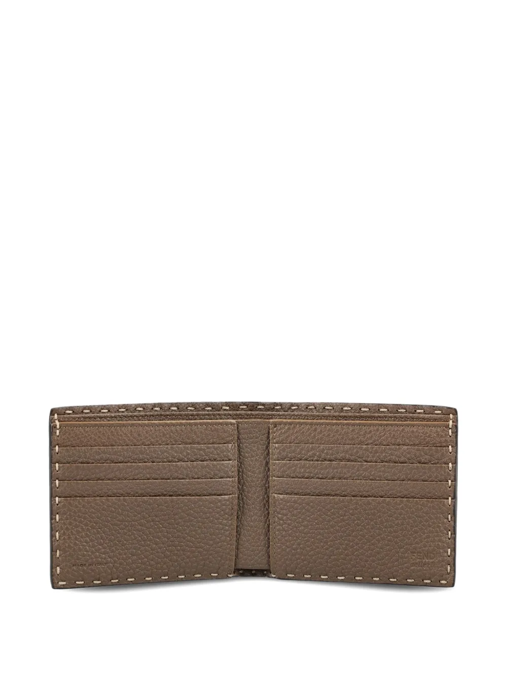 FENDI Selleria leren portemonnee Beige