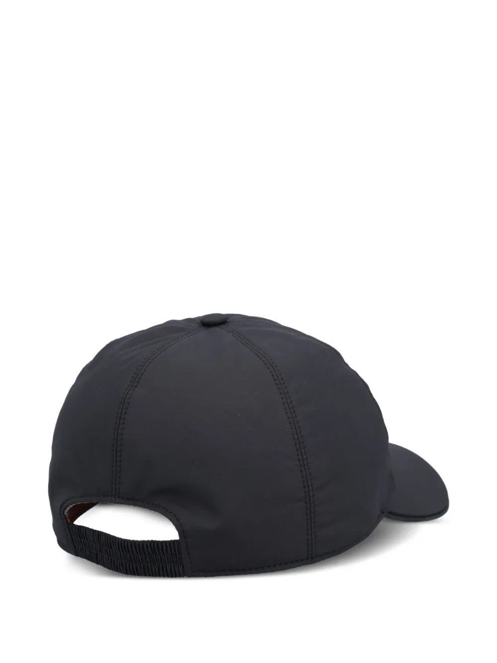Zegna Honkbalpet met logoplakkaat - Blauw