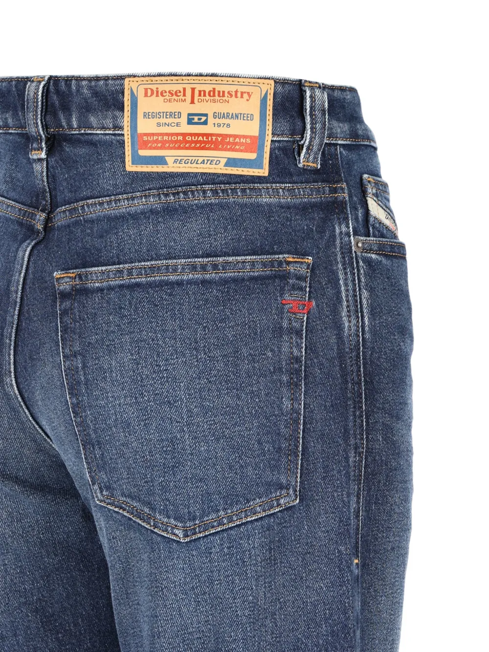 Diesel 1988 Stone-washed Jeans In Blue