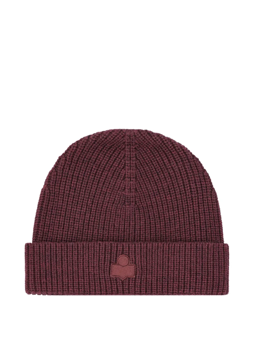Isabel Marant Ribbed Wool Beanie In Burgundy