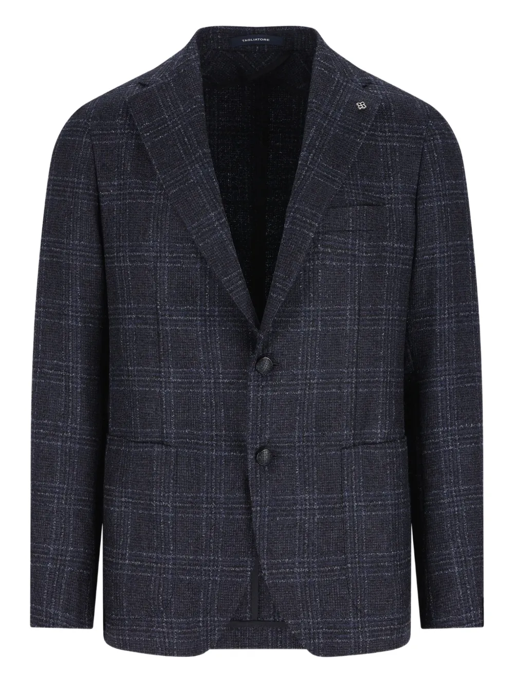 Tagliatore blazer boutonné à carreaux | bleu | Image 1