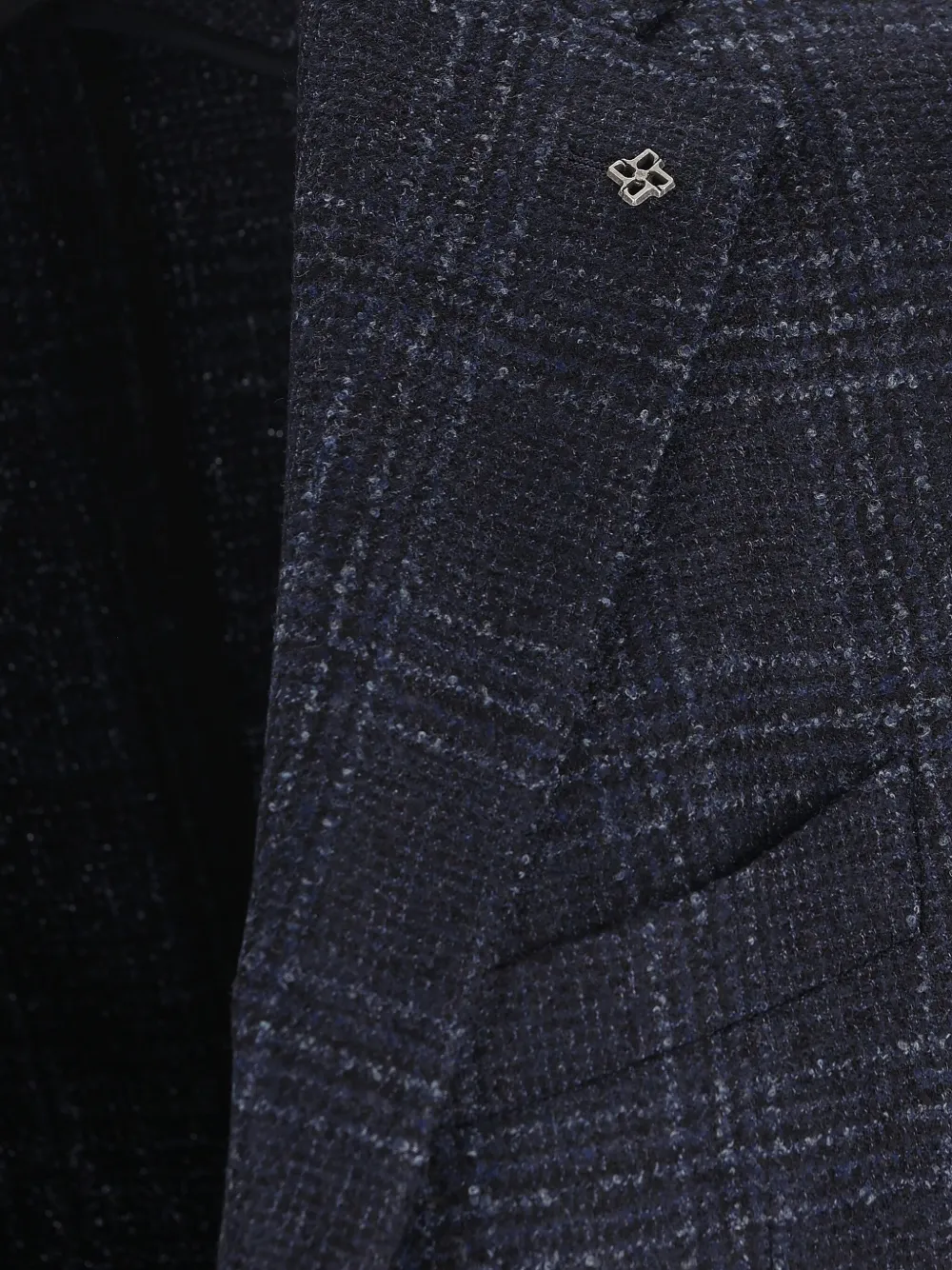 Tagliatore Checked Buttoned Blazer In Blue
