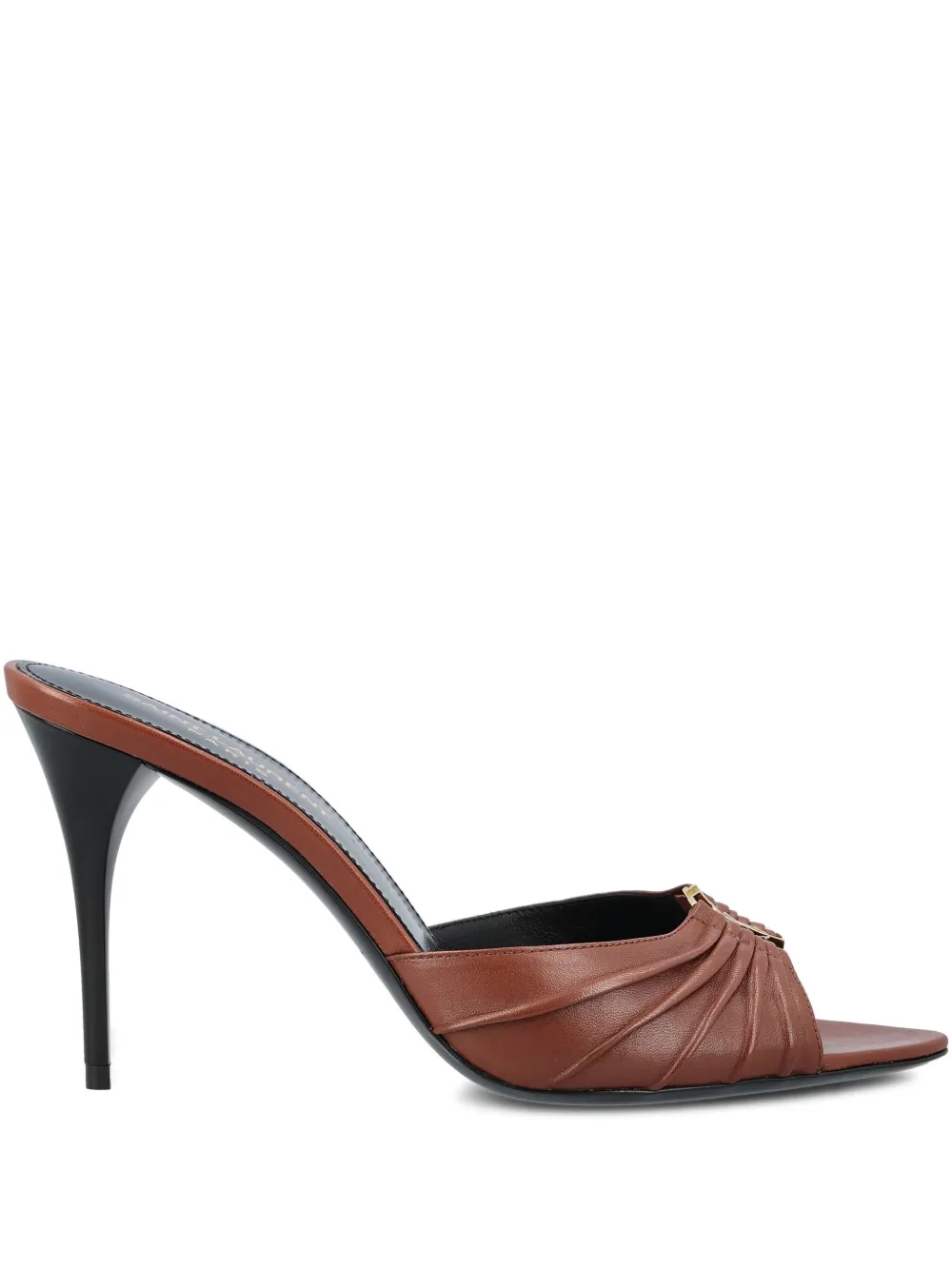 Saint Laurent 90mm Babylone sandals Brown