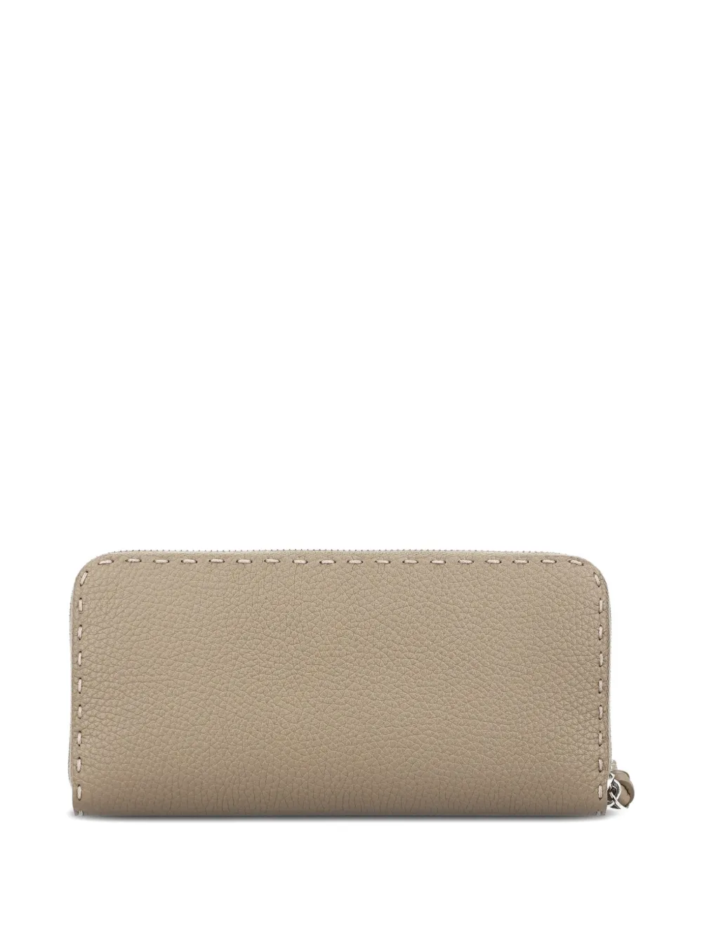 FENDI zip-around leather wallet - Beige