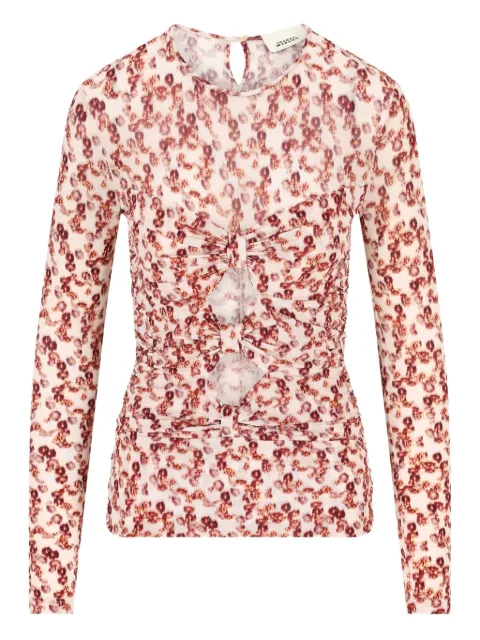 ISABEL MARANT top con estampado floral