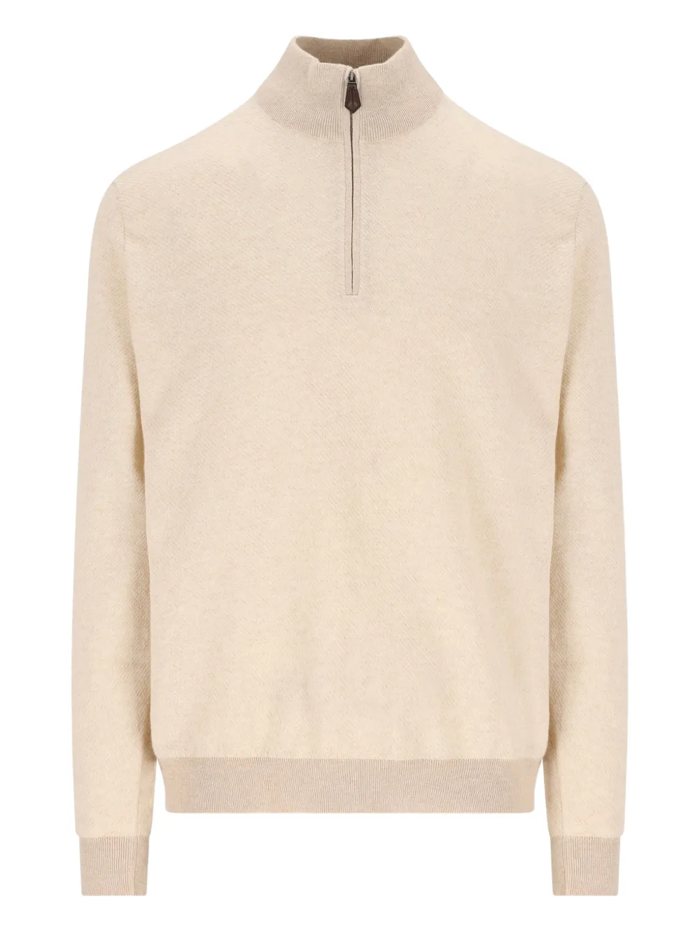 Loro Piana half-zip cashmere sweater | Neutrals | Image 1