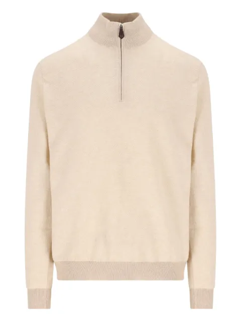 Loro Piana 拉链领羊绒毛衣