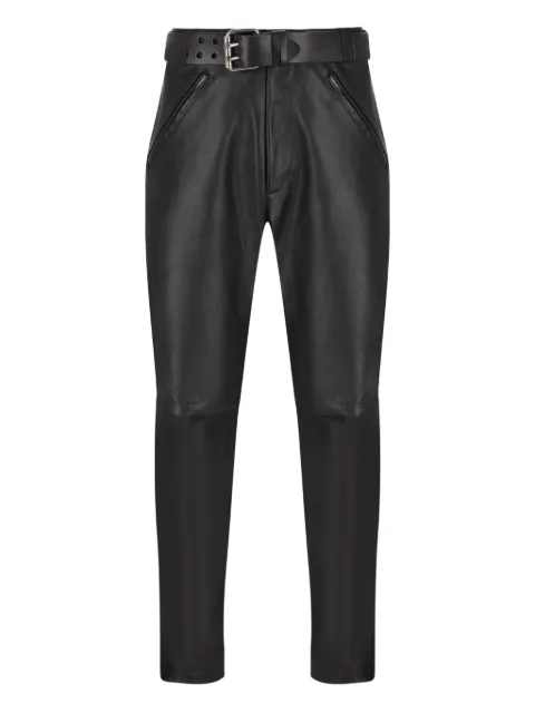 Saint Laurent leather trousers