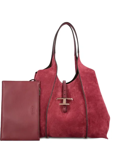 Tod's T Timeless suede shoulder bag