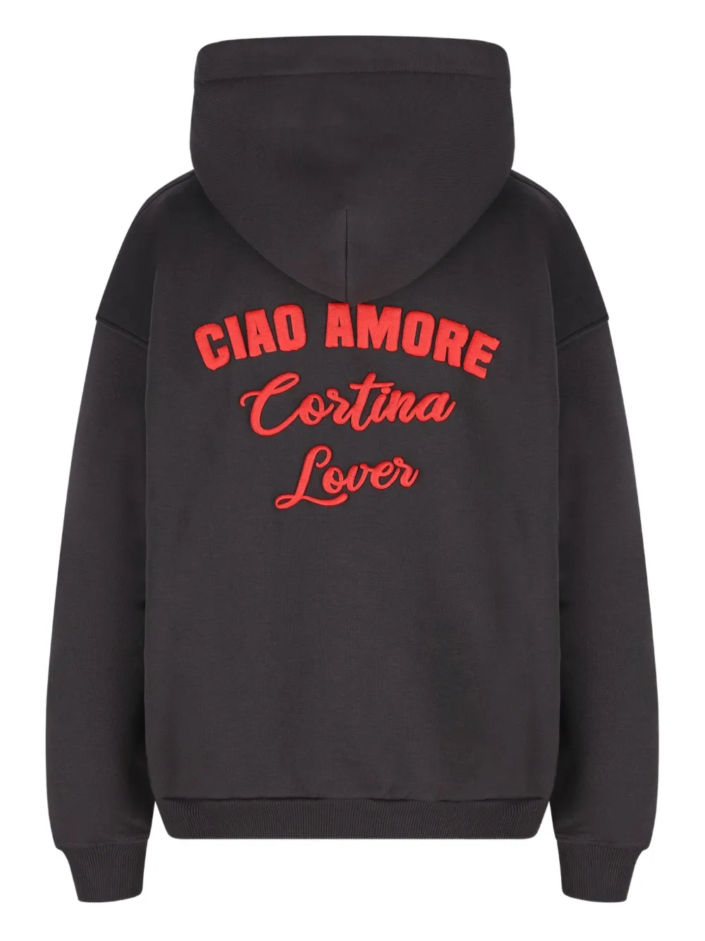 Giada Benincasa logo-print hoodie - Zwart