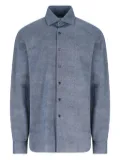 Xacus x Franz Kraler long-sleeve button-down shirt - Blue