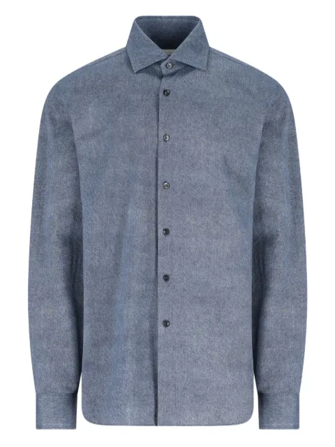 Xacus x Franz Kraler long-sleeve button-down shirt