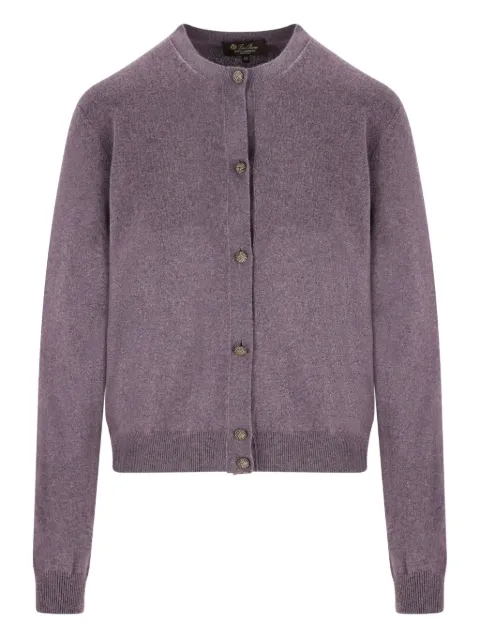 Loro Piana ribbed-trim buttoned cardigan