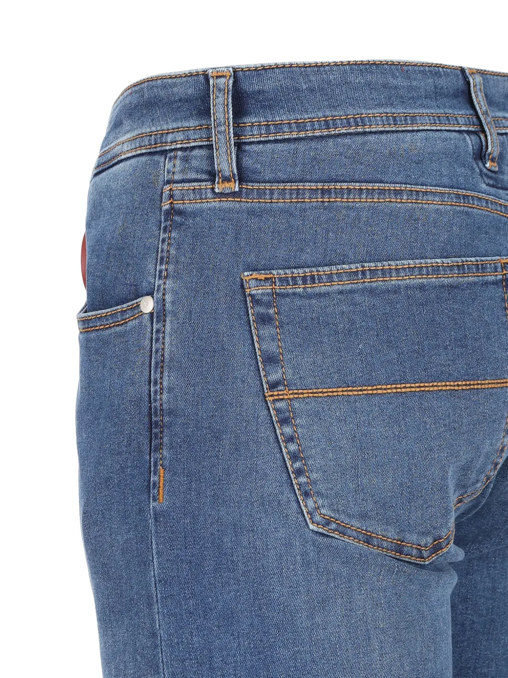 Sartoria Tramarossa Jeans met logopatch Blauw