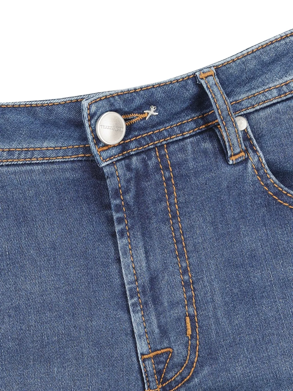 Sartoria Tramarossa Jeans met logopatch Blauw