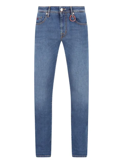 Sartoria Tramarossa Calça jeans com patch de logo