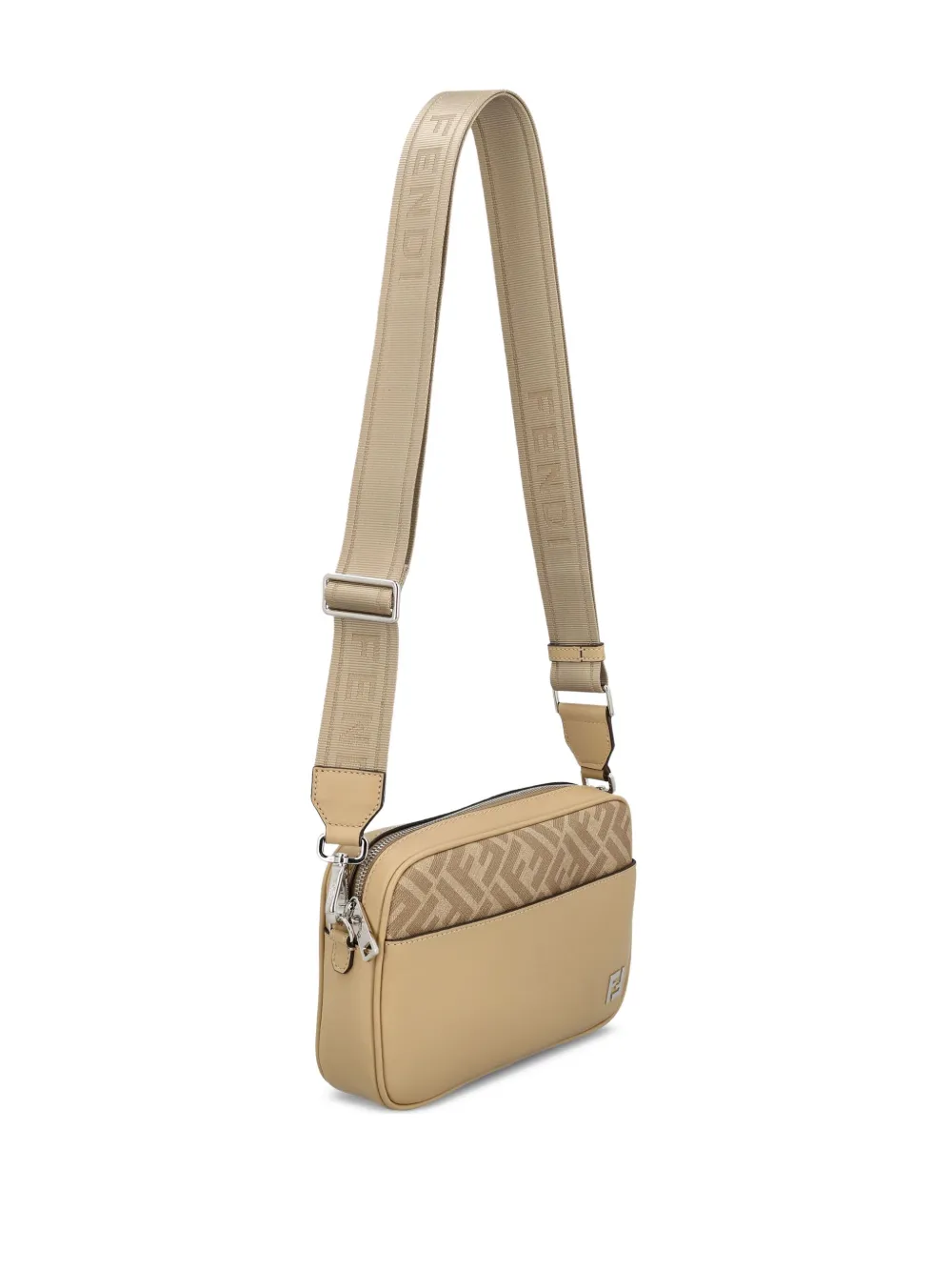 FENDI Squared FF messenger bag - Beige