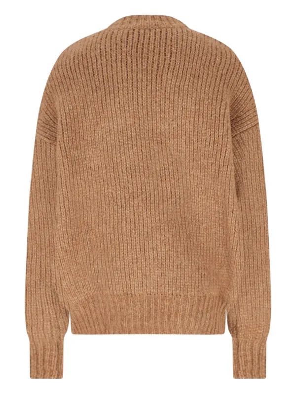 Saint Laurent クルーネック セーター | ブラウン | FARFETCH JP