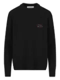 Giada Benincasa x Franz Kraler Heartbeat cashmere sweater - Black