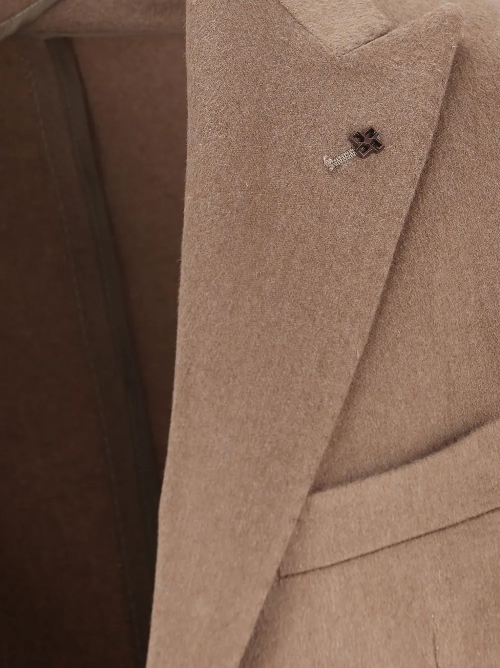 Tagliatore Blazer met opgestikte zak Beige