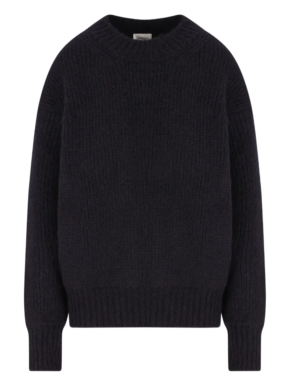 Saint Laurent ribbed crew-neck sweater | Blue | Image 1