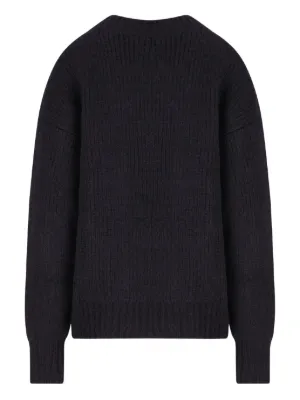 YSL ダークグレー リブ編みセーター YSL ダークグレー リブ編みセーター - メルカリ