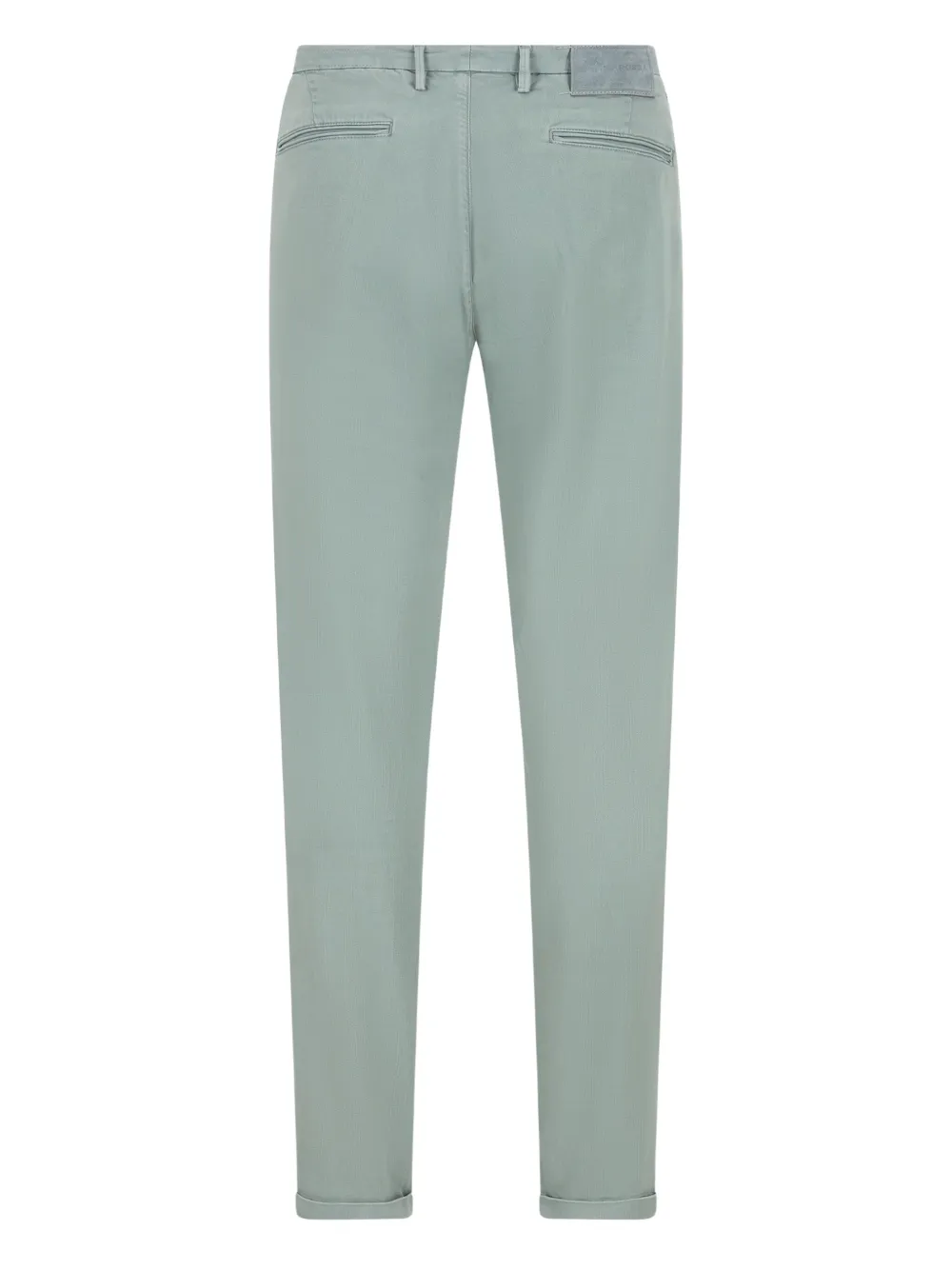 Sartoria Tramarossa metal-ring detail trousers - Groen