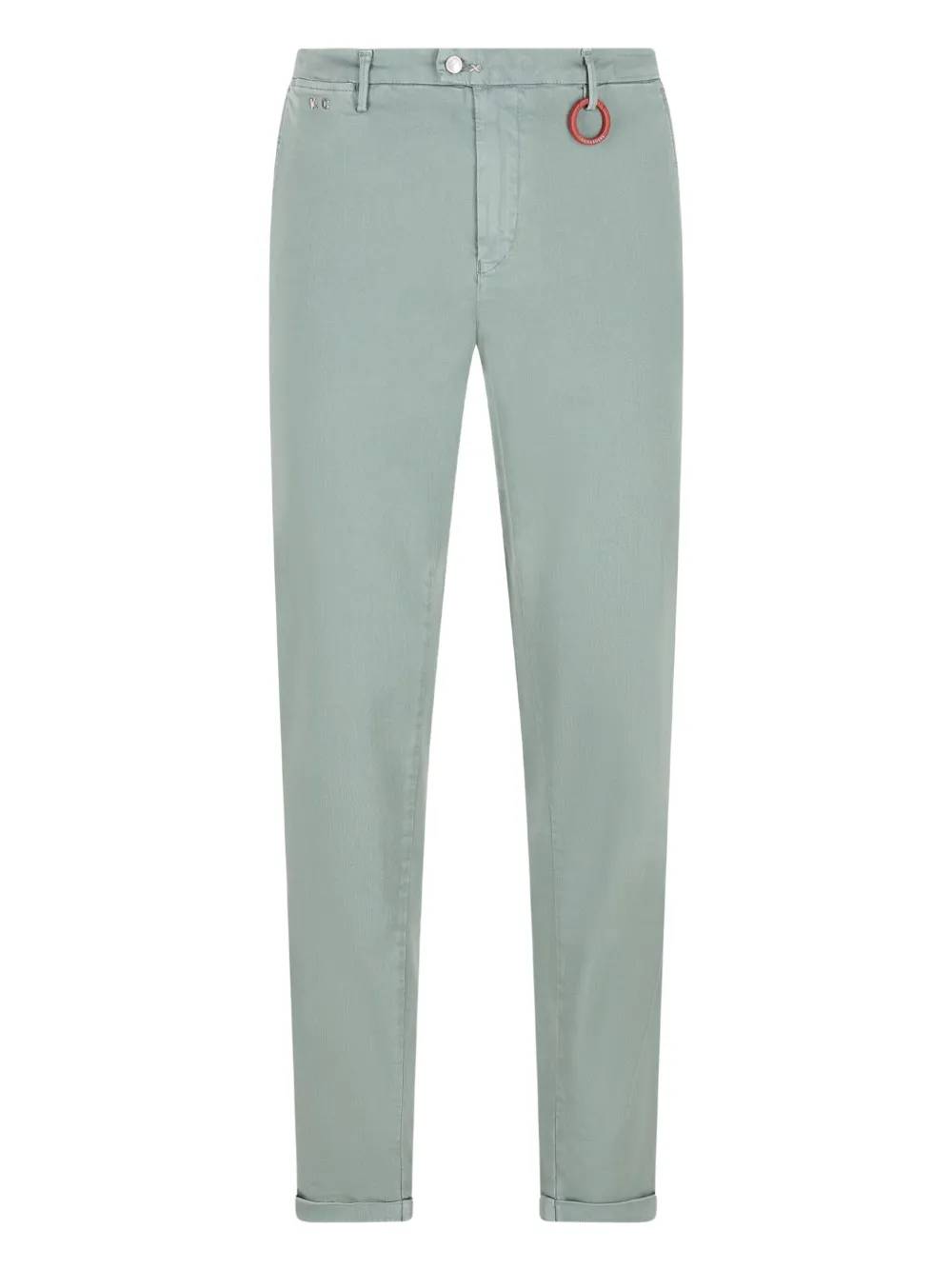 Sartoria Tramarossa metal-ring detail trousers | Green | Image 1