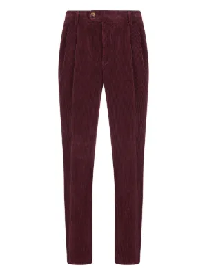 BRUNELLO CUCINELLI コーデュロイ パンツ 42 Brunello Cucinelli コーデュロイ パンツ | レッド | FARFETCH JP