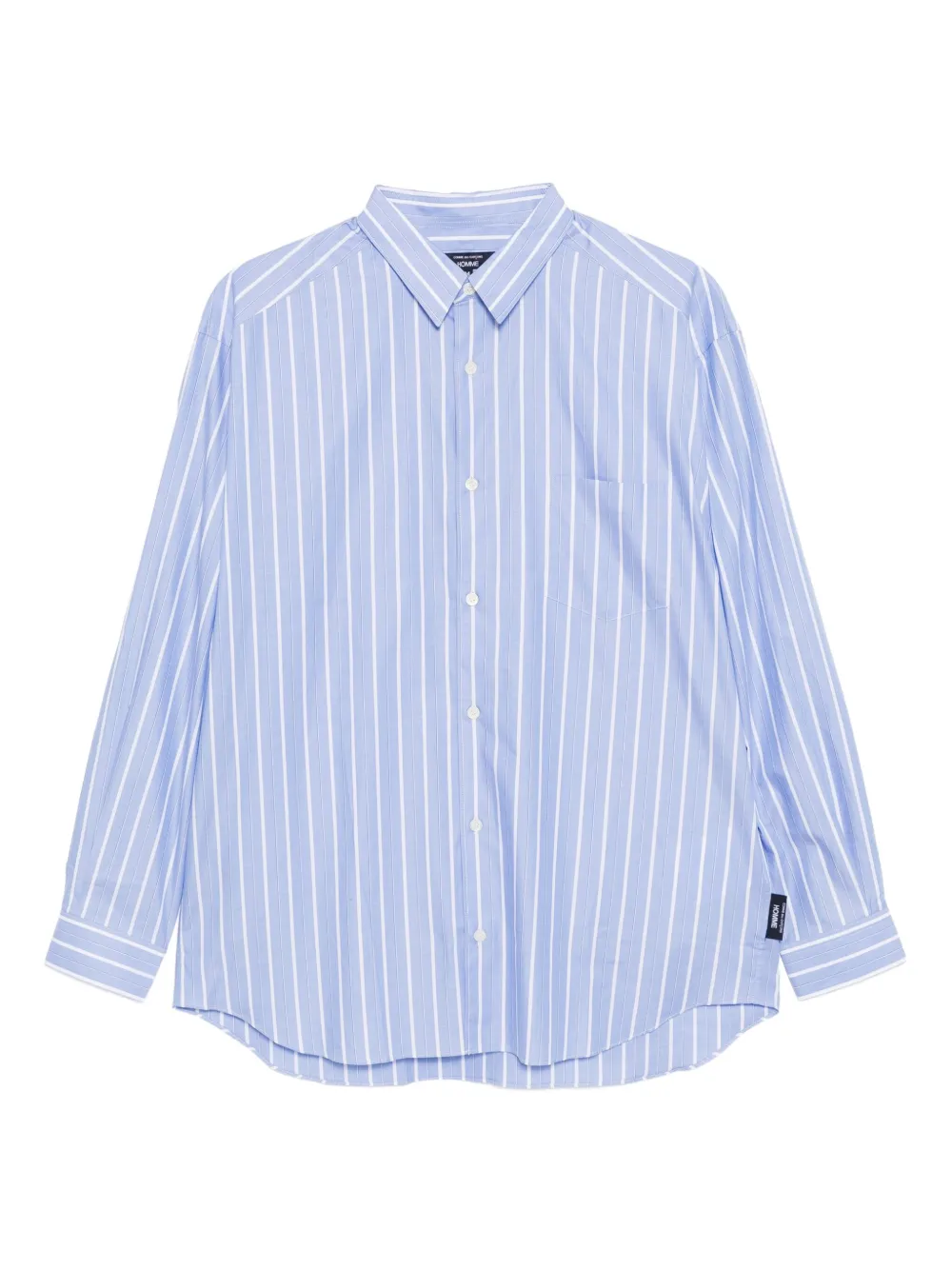 Comme des Garçons Homme stripe-printed shirt - Blu