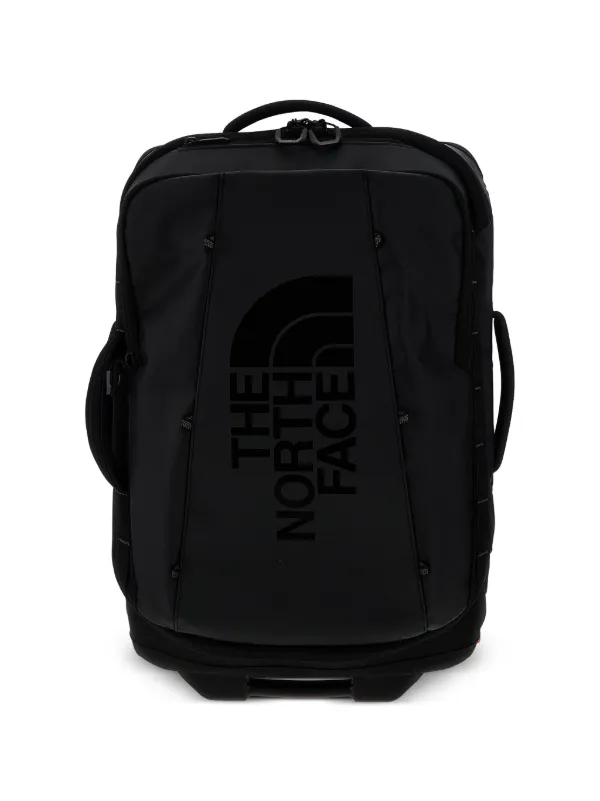 north face backpack suitcase The North Face Base Camp Rolling Thunder Logo-print Wheeled Suitcase