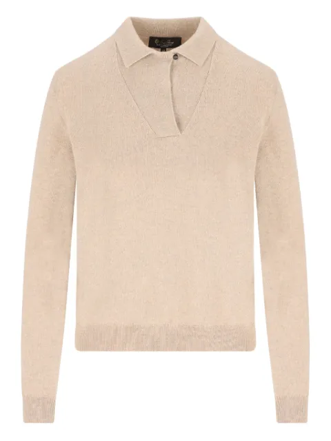 Loro Piana knitted polo top