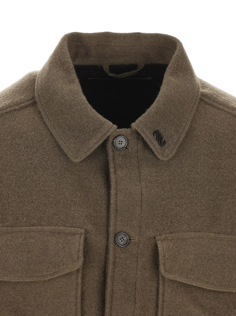 Massimo Osti Studio Patch-pocket Button Shirt Jacket In Animal Print