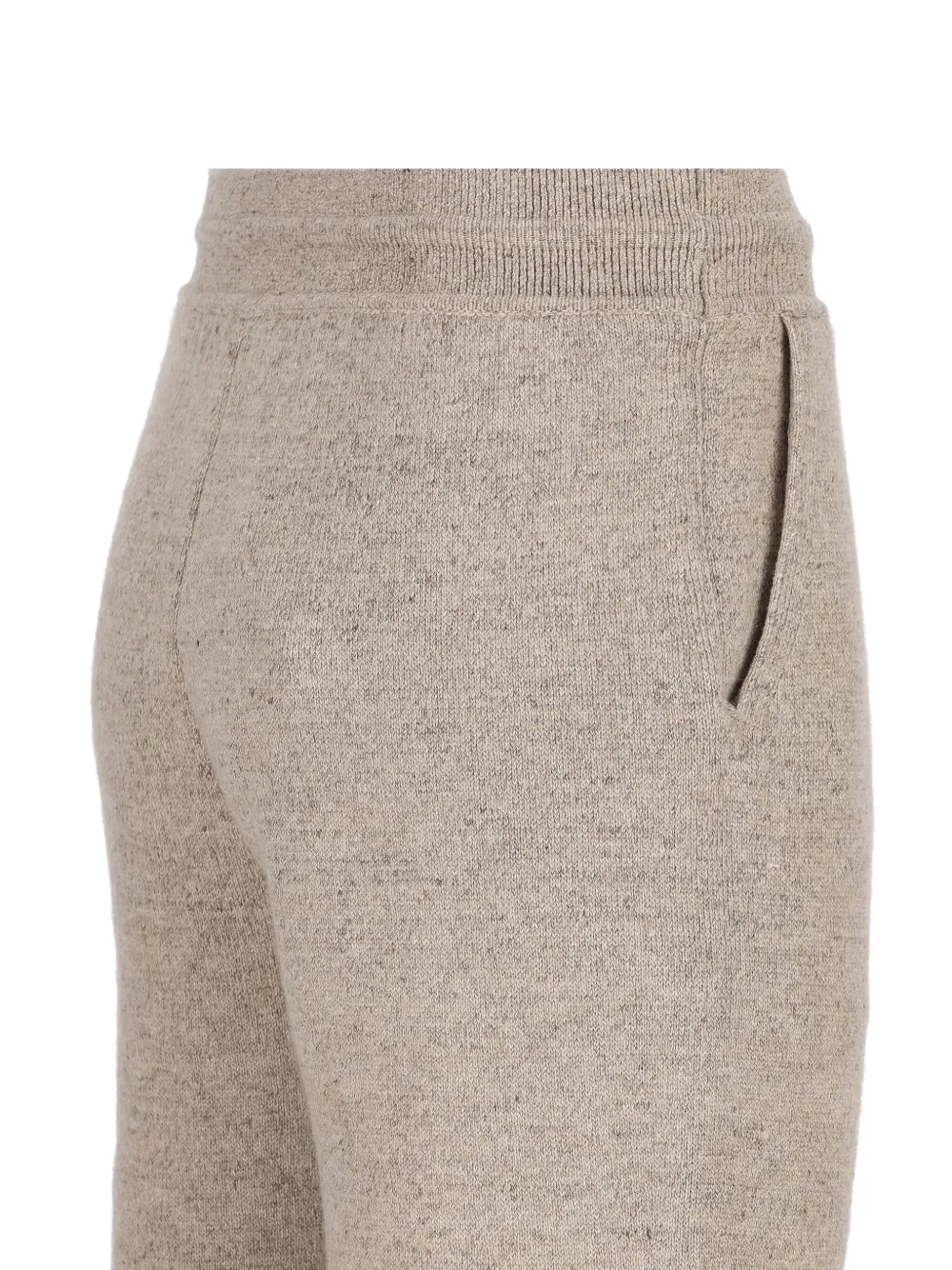 Loro Piana Broek met trekkoord en platte zak Beige