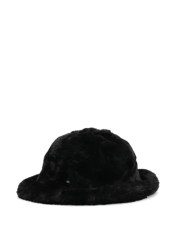 Kangol faux-fur Bucket Hat | Black | FARFETCH