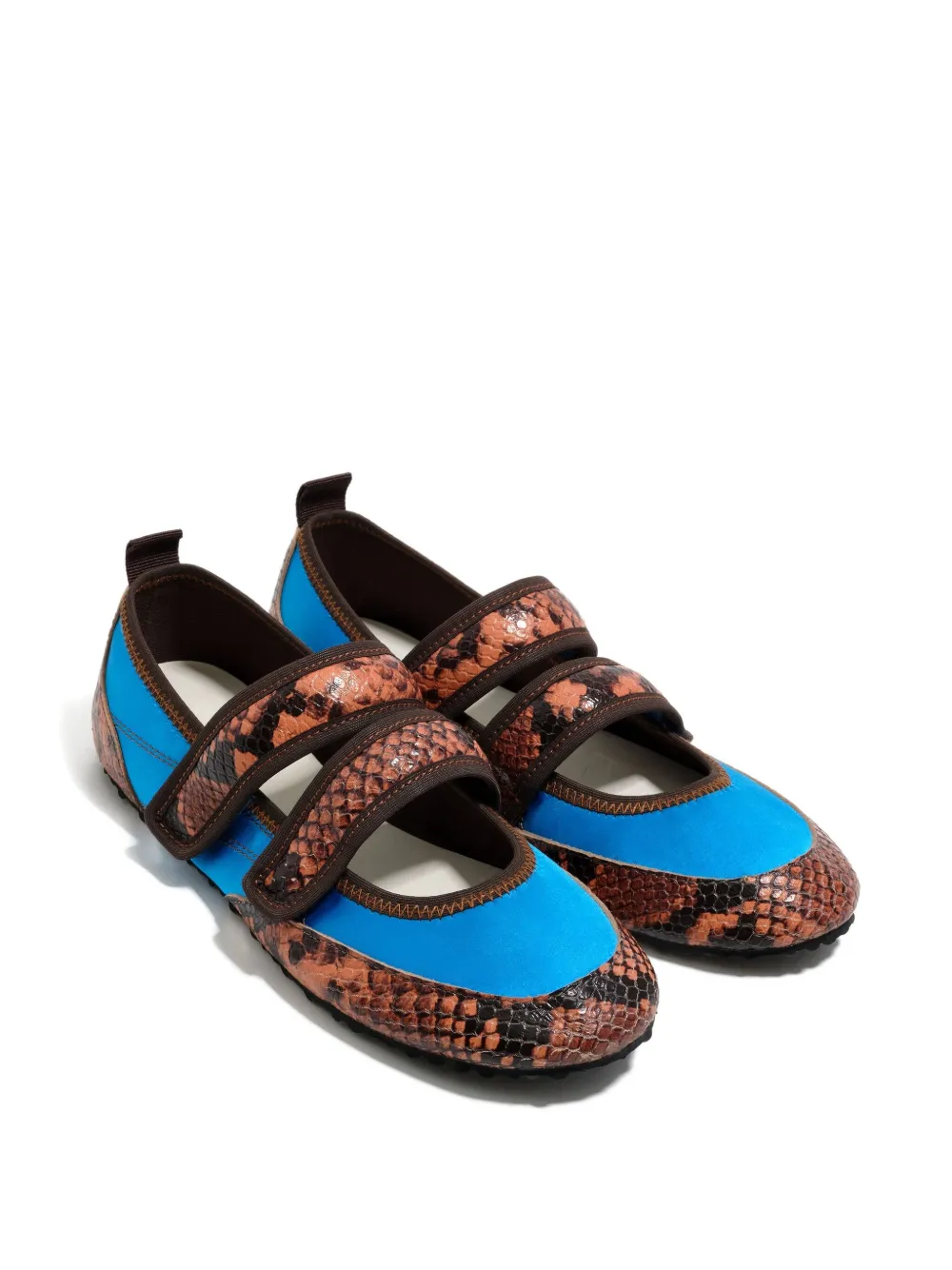 Bimba y Lola Sneaker-ballerina's met dubbele bandjes - Blauw