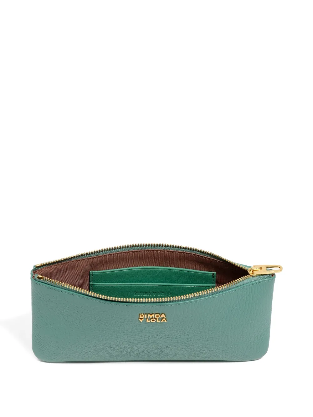 Bimba Y Lola Large Leather Coin Purse In Blue
